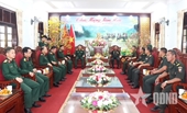 Cambodian unit extends Tet greetings to Dak Lak Provincial Military Command